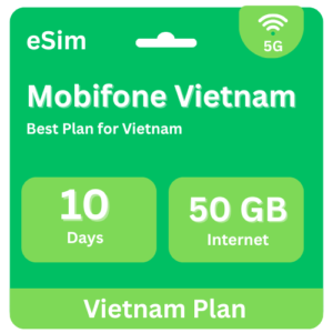 Mobifone Vietnam 10 Day 50 GB